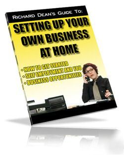 Guide to setting up your own business at home on cd