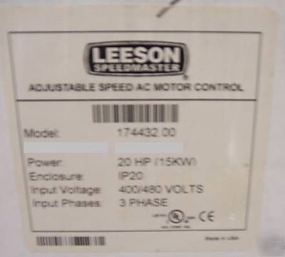 Leeson speedmaster sm plus sub micro inverter drive 