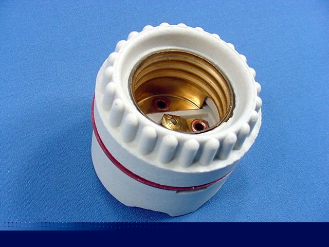 Leviton porcelain ring-type light socket lampholder