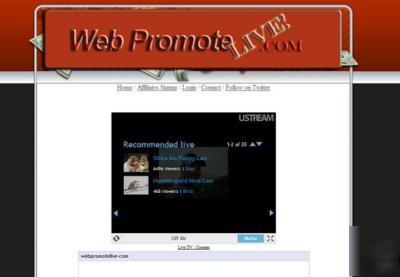 New concept site completely unique webpromotelive.com