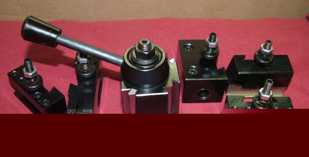 New quick change lathe tool post set 0XA wedge for 6-8