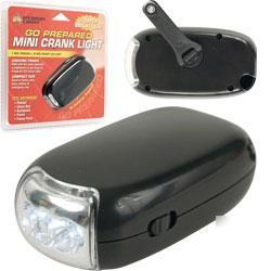 New set 2 hybrid lights black mini crank lights led 