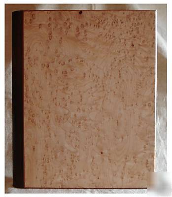 Nigel lucraft A4 photo album made from birds eye maple