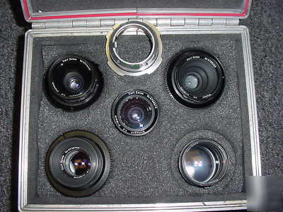 Set zeiss 35MM primes lens w/pl for film/red hd wow 