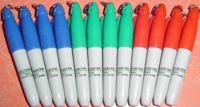 Sharpie mini permanent markers fine point asst ink 12