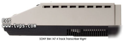Sony bm-147 four track court/conference transcriber