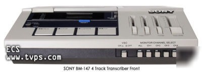 Sony bm-147 four track court/conference transcriber