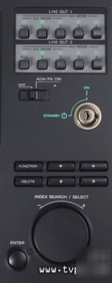 Sony mdcc-2000 digital court/conference recorder