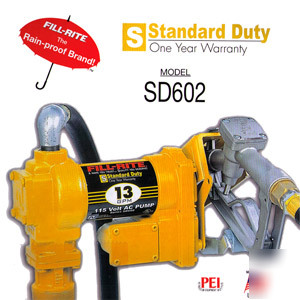 Tuthill/fill-rite SD602 fuel transfer pump 115V 13 gpm