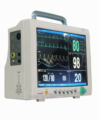 Nib icu patient monitor ecg, p,SPO2 pr, resp,temp printer