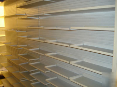 One 4FT section of gondola display shelving/across usa