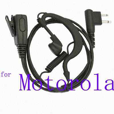 Original police ptt earpiece for motorola radio (2PIN)