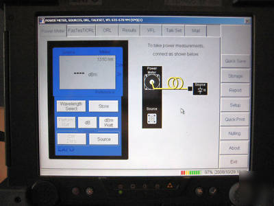 Exfo ftb-400 otdr mainframe universal test platform