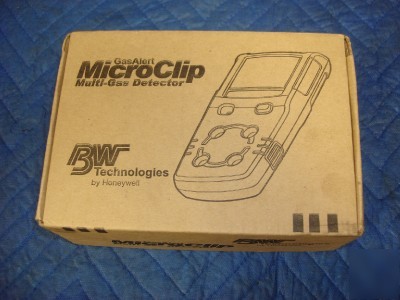 New microclip gas alert multi gas detector 02 H2S co hd