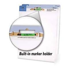 Sparco products selfstick easel padwcarry handleplain