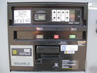 Square d se sef breaker panel 4000 amp a 4W ground