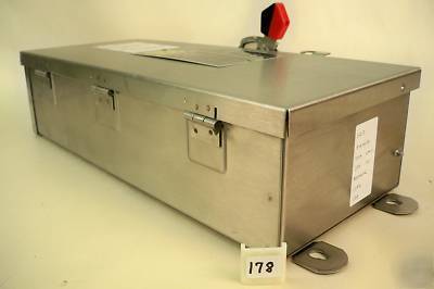 Square d stainless FA100DS w/ FAL360201212 20A breaker