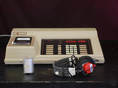 Tremetrics RA400 microprocessor audiometer - excellent