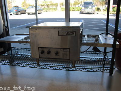 Used star holman miniveyor conveyor oven pizza sandwich