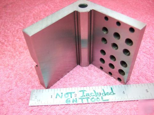 Watchmaker angle plate step vee machinist hard grnd 