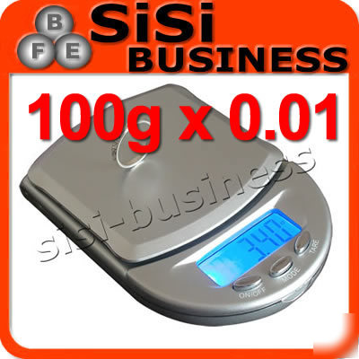 100G/0.01G kitchen food power digital scale +battery 4