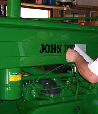  1949 john deere model a tractor wide front