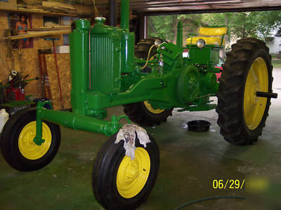  1949 john deere model a tractor wide front
