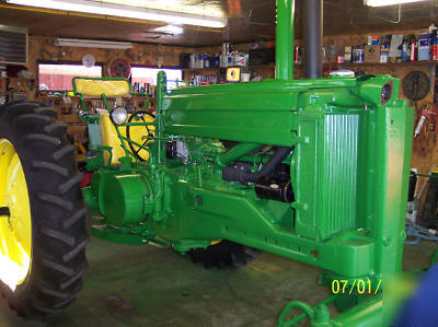  1949 john deere model a tractor wide front