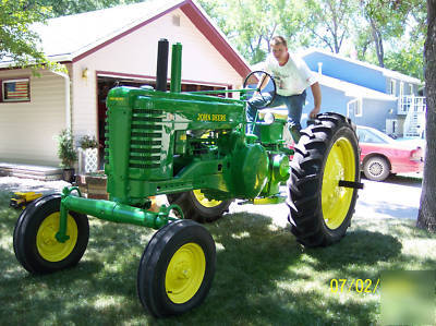  1949 john deere model a tractor wide front