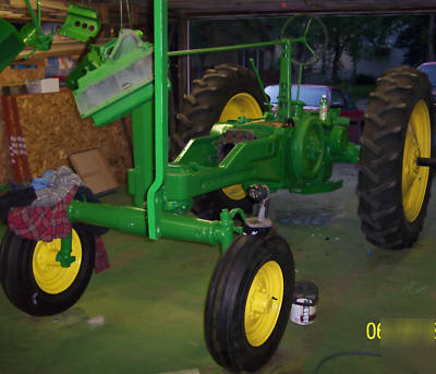  1949 john deere model a tractor wide front