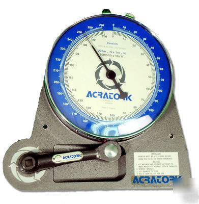 Acratork dial torque analyzer - 0 to 200 lbf.ft 