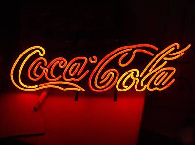 Coca cola double stroke neon 