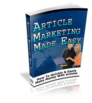 Custom branded article marketing e- book web business