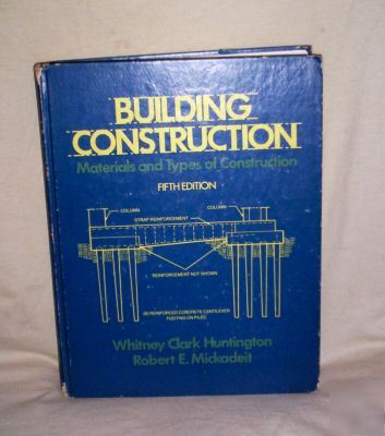 Hardcover book building construction materials types 