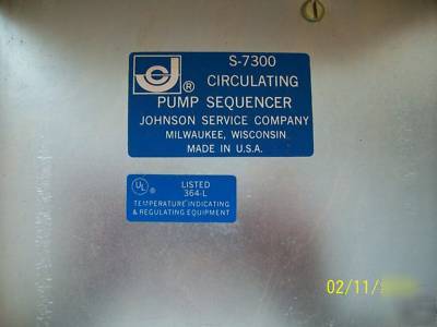 Johnson circulating pump sequencer s 7300 milwaukee usa