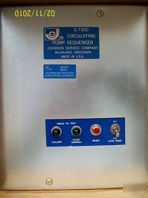 Johnson circulating pump sequencer s 7300 milwaukee usa