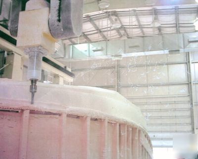 Large 5 axis gantry mill 50 'x x 18' y x 10 'z 