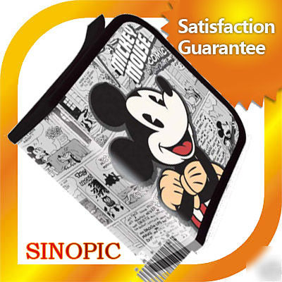 Mickey mouse 40PCS cd vcd dvd bag case valentine gift