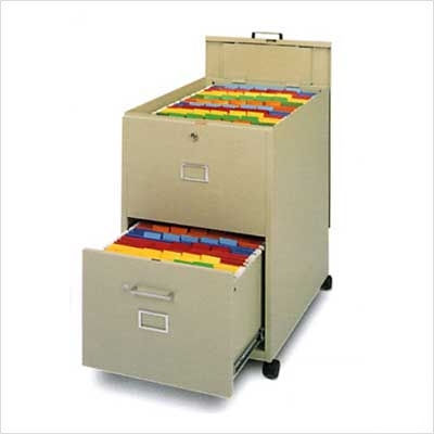 Mobilizer: legal size file w lid and drawer sand