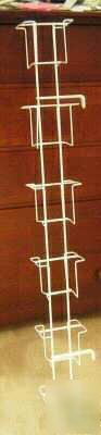 New 4 display rack end strips 6 6 1/4 wall great price 