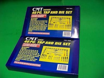 New 80PC tap and die set sae and mm thread re ing tools