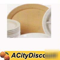 New carlisle case of 24 oval PLATTER12IN x 8-1/2IN nsf