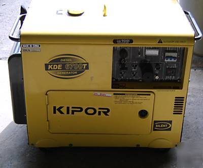New kipor KDE7600T industrial generator electric