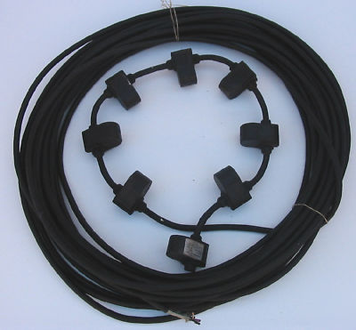 Pair of sonar hydrophone array's 
