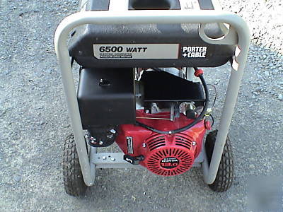 13HP honda gas power 6500 watt generator porter cable