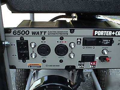 13HP honda gas power 6500 watt generator porter cable