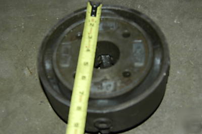 4 jaw reversible 8IN lathe chuck 2.125 thru plain back