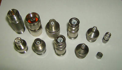 50 ohm connectors - assortment of 11 pieces