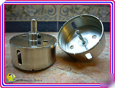 85MM diamond tipped hole saw core drill with pilot bit