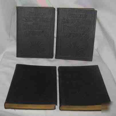 Audels carpenter and builders guide 4 vols 1927 antique